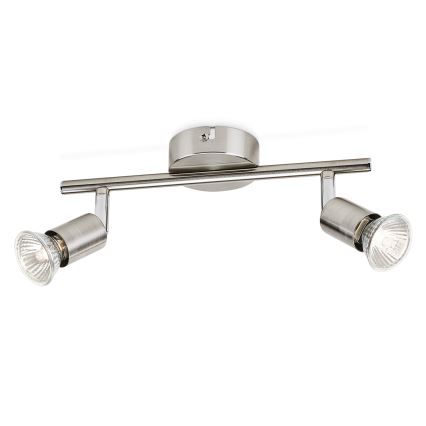 Philips 50302/17/E7 - Reflektor ESSENTIALS LIMBALI 2xGU10/50W/230V