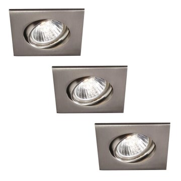 Philips Massive 59473/17/10 - SET 3x Łazienkowe oświetlenie sufitowe LEMON 3xGU10/35W/230V IP23