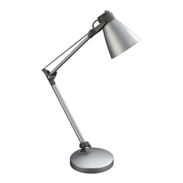 Philips Massive 66434/87/10 - Lampa biurkowa BENJAMIN 1xE14/12W metaliczny szary