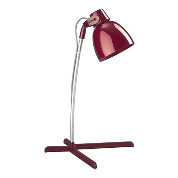 Philips Massive 66615/32/10 - Lampa biurkowa TIMO 1xE14/12W/230V bordowy