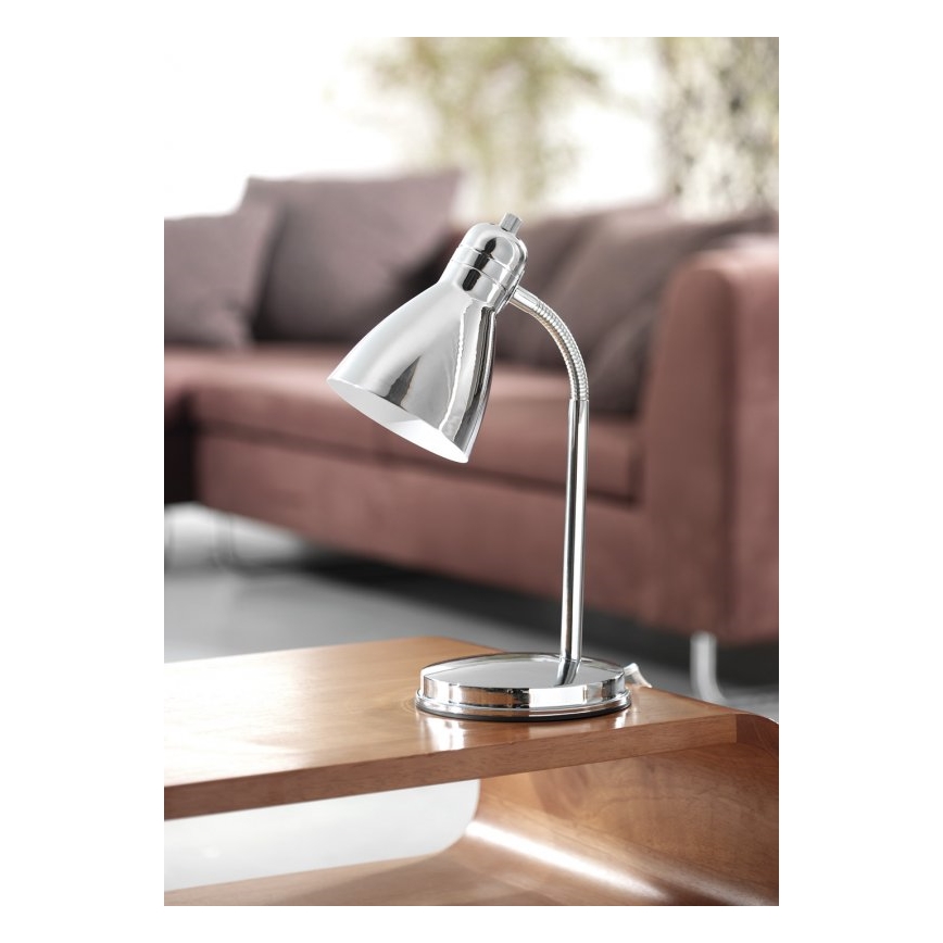 Philips Massive 67201/17/10 - Stolní lampa MARTIN 1xE14/40W matný chrom