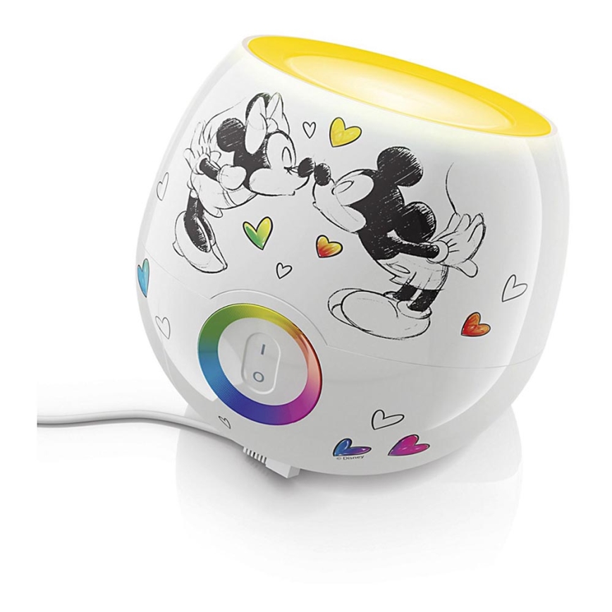 Philips Massive 71703/55/16 - Lampka stołowa dziecięca LIVINGCOLORS MINI MICKEY & MINNIE MOUSE LED/7,5W/230V