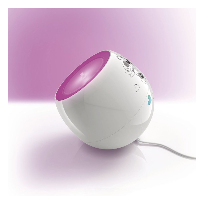 Philips Massive 71703/55/16 - Lampka stołowa dziecięca LIVINGCOLORS MINI MICKEY & MINNIE MOUSE LED/7,5W/230V