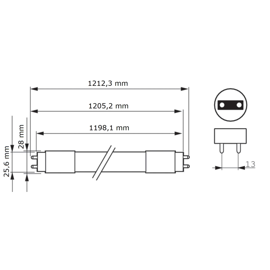 Rurka LED świetlówkowa Philips MASTER T8 G13/16W/80V 6500K 120 cm