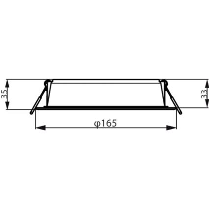Philips - Oprawa sufitowa LED MESON LED/16,5W/230V 6500K