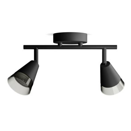 Philips - Oświetlenie punktowe CLEFT 2xGU10/5W/230V