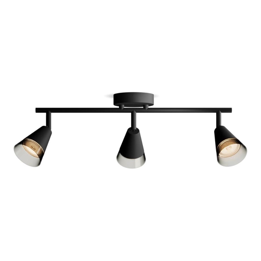 Philips - Oświetlenie punktowe CLEFT 3xGU10/5W/230V