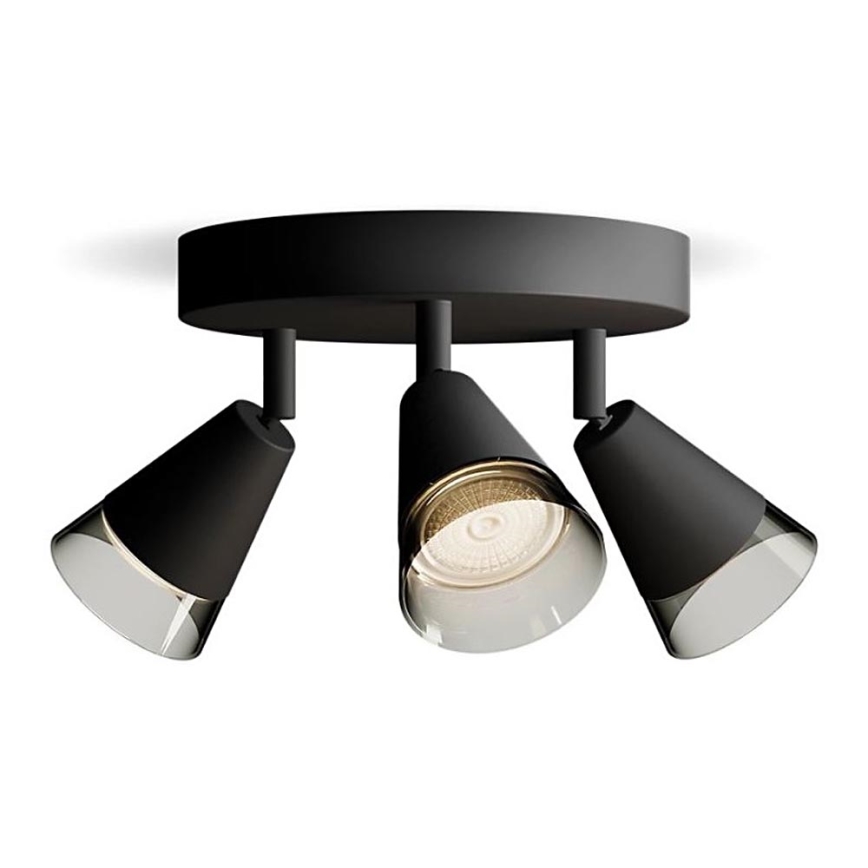 Philips - Oświetlenie punktowe CLEFT 3xGU10/5W/230V