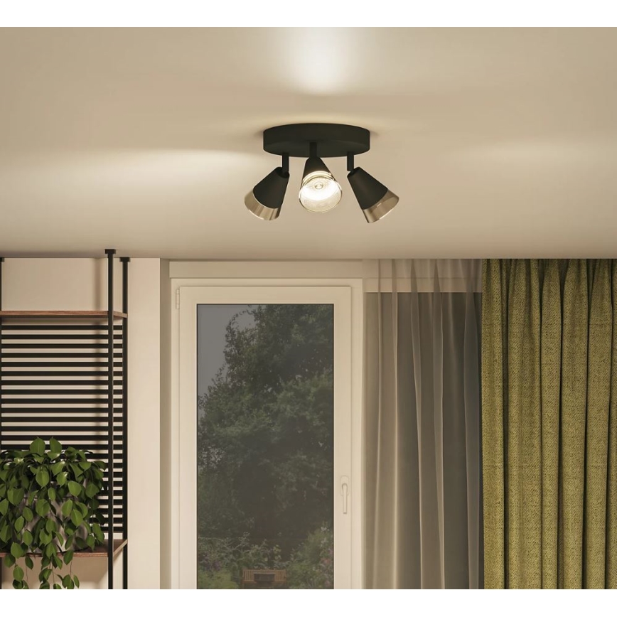Philips - Oświetlenie punktowe CLEFT 3xGU10/5W/230V