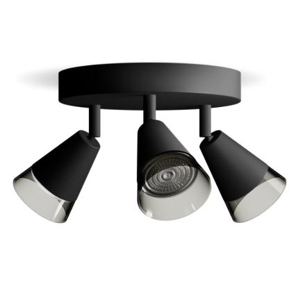 Philips - Oświetlenie punktowe CLEFT 3xGU10/5W/230V