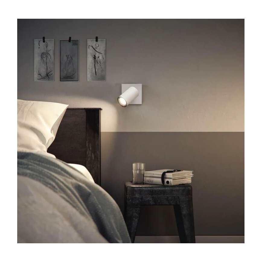 Philips - Oświetlenie punktowe KOSIPO 1xGU10/5,5W/230V biały