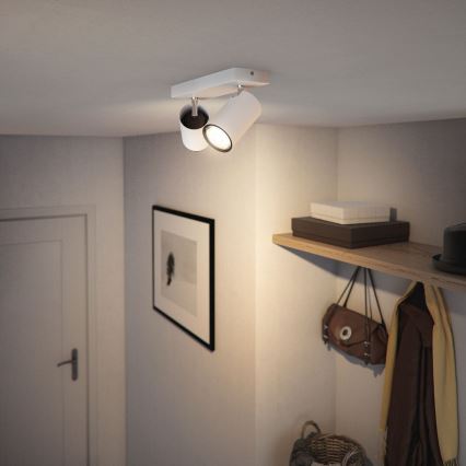 Philips - Oświetlenie punktowe KOSIPO 2xGU10/5,5W/230V biały