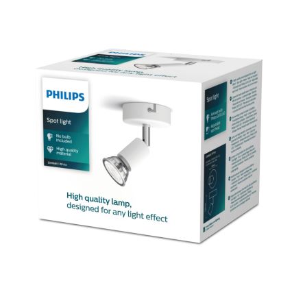 Philips - Oświetlenie punktowe 1xGU10/50W/230V białe