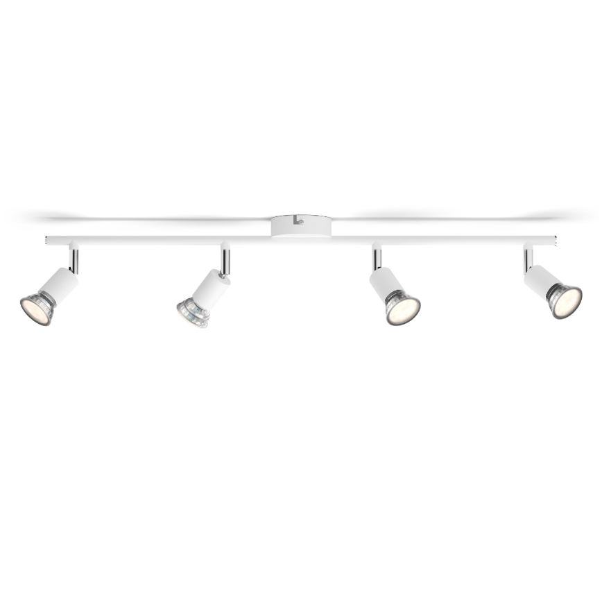 Philips - Oświetlenie punktowe 4xGU10/50W/230V białe