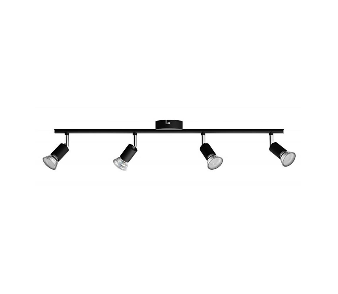 Philips - Oświetlenie punktowe LIMBALI 4xGU10/50W/230V czarne
