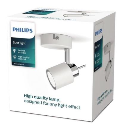 Philips - Oświetlenie punktowe 1xGU10/35W/230V białe