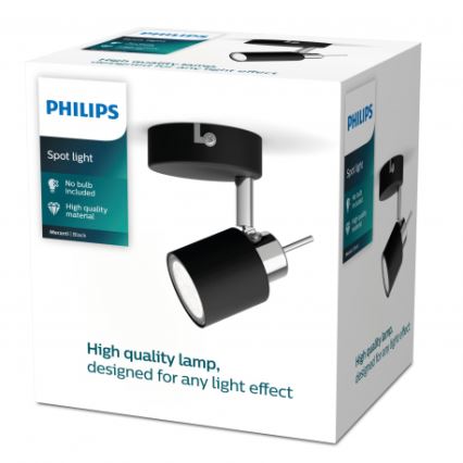 Philips - Oświetlenie punktowe 1xGU10/35W/230V czarne