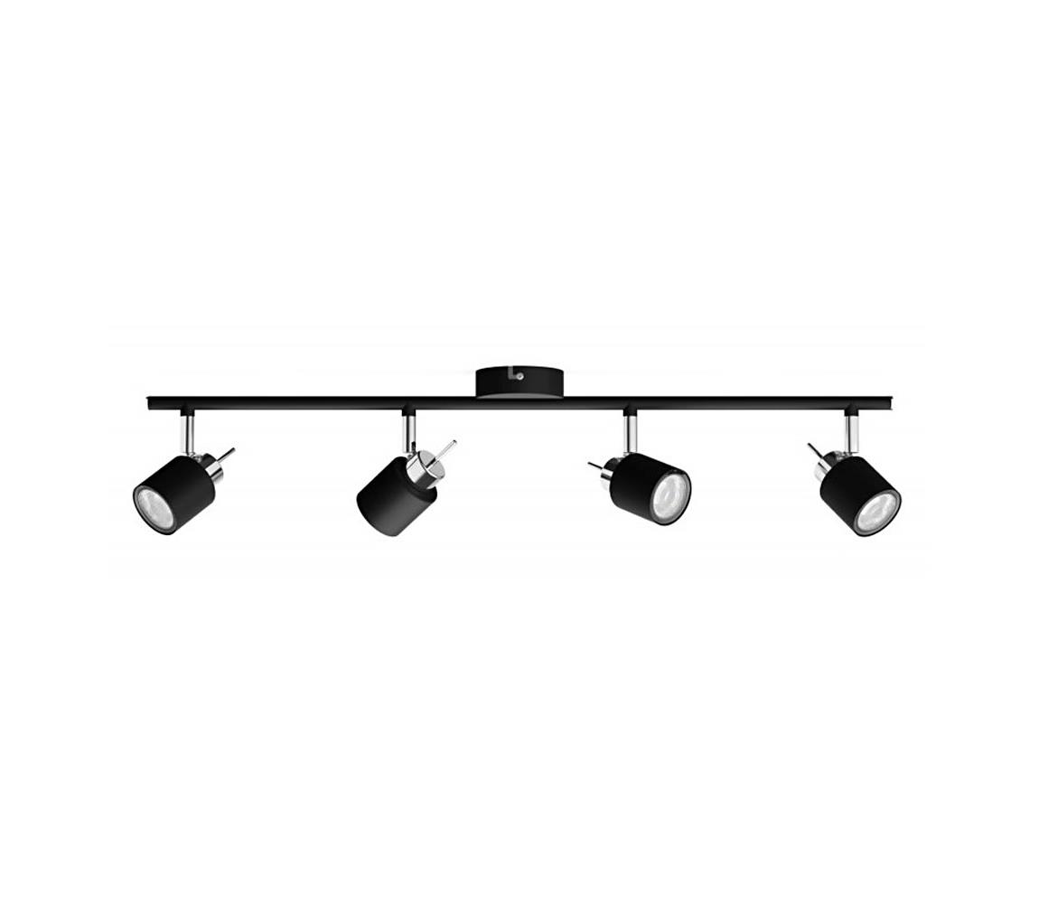 Philips - Oświetlenie punktowe MERANTI 4xGU10/35W/230V czarne