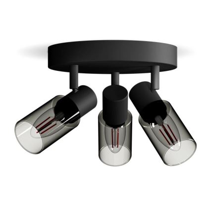 Philips - Oświetlenie punktowe PALMS 3xE14/25W/230V