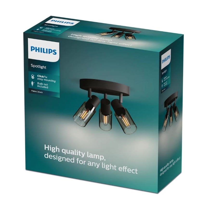 Philips - Oświetlenie punktowe PALMS 3xE14/25W/230V