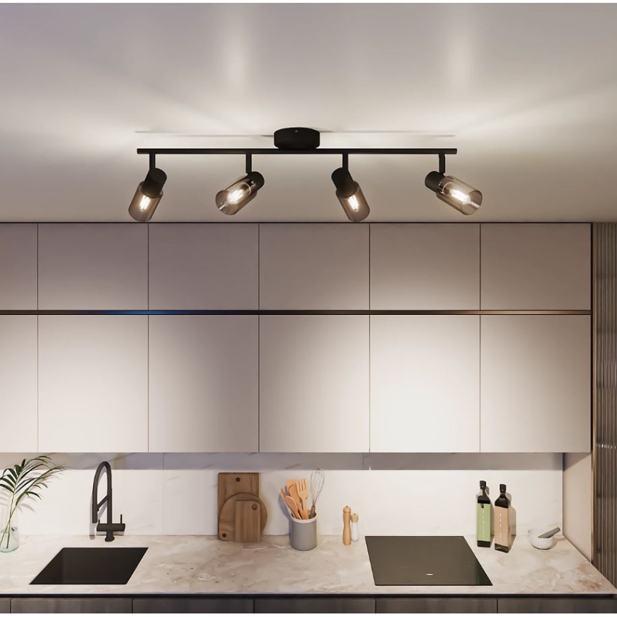 Philips - Oświetlenie punktowe PALMS 4xE14/25W/230V