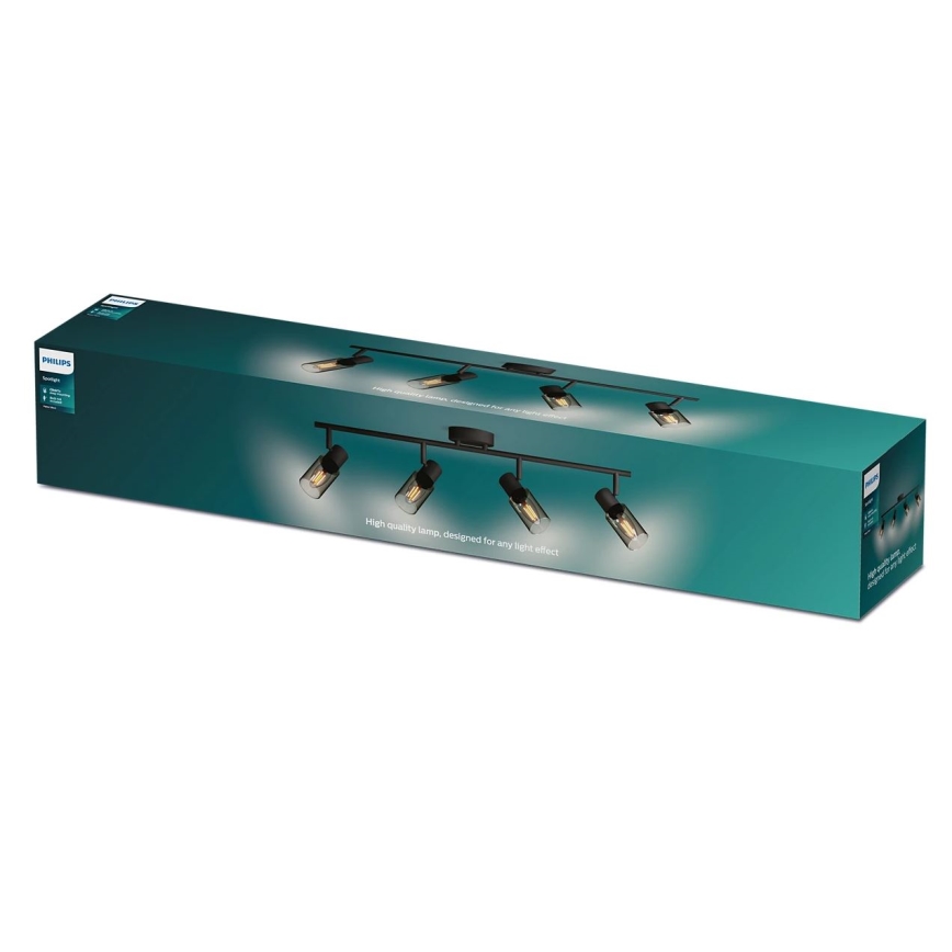 Philips - Oświetlenie punktowe PALMS 4xE14/25W/230V