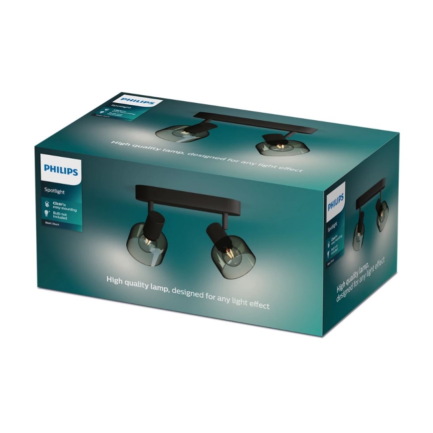 Philips - Oświetlenie punktowe SLEET 2xE14/25W/230V