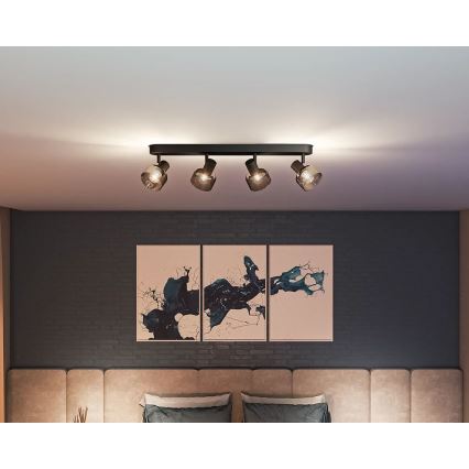 Philips - Oświetlenie punktowe SLEET 4xE14/25W/230V