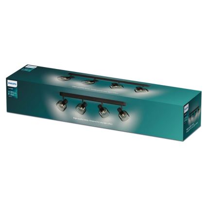 Philips - Oświetlenie punktowe SLEET 4xE14/25W/230V