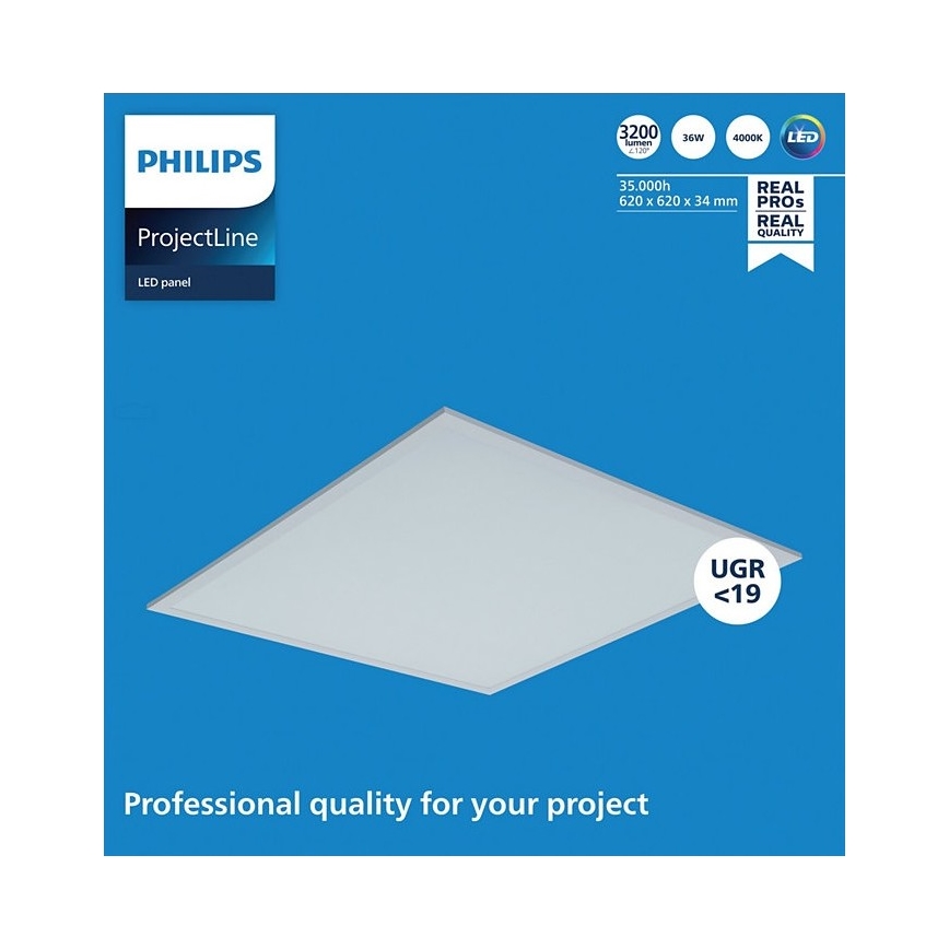Philips - Panel LED do sufitu podwieszanego PROJECTLINE LED/36W/230V 62x62 cm