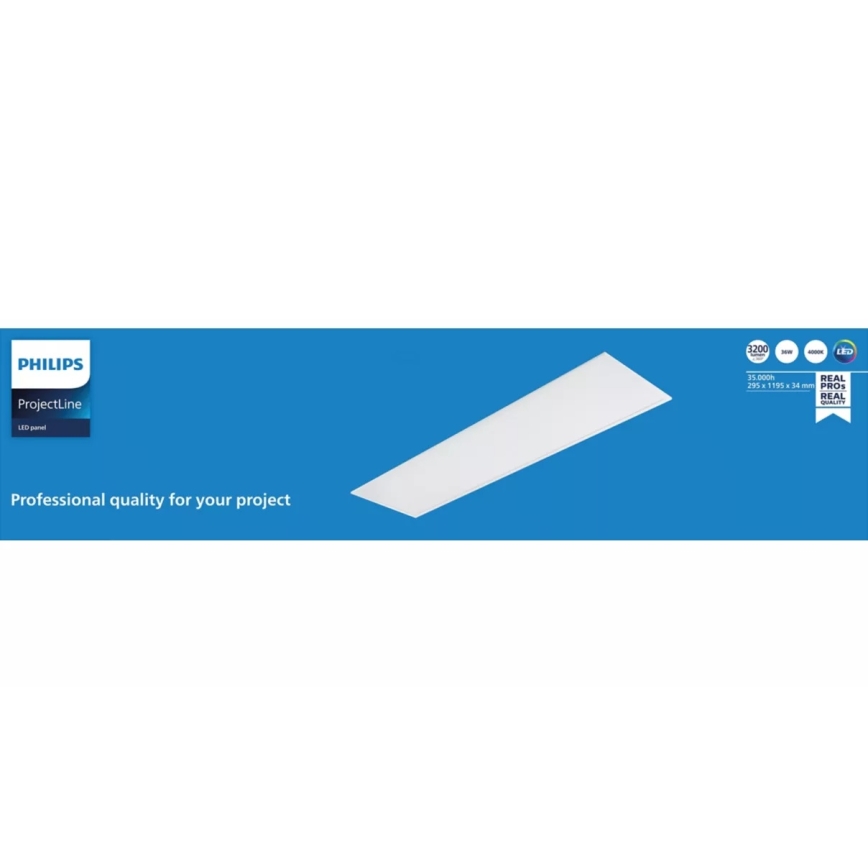 Philips - Panel LED do sufitów podwieszanych PROJECTLINE LED/36W/230V UGR19 4000K 119x29,5 cm