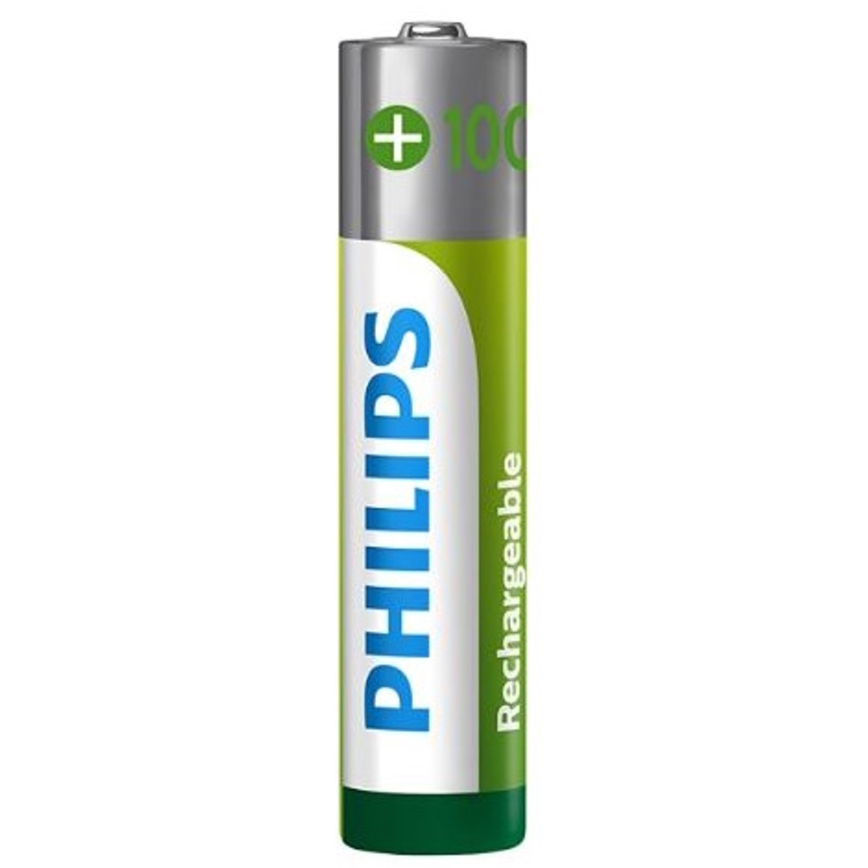 Philips R03B4RTU10/10 - 4 szt. Bateria ładowalna AAA MULTILIFE NiMH/1,2V/1000 mAh