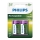 Philips R14B2A300/10 - 2 szt. Bateria ładowalna C MULTILIFE NiMH/1,2V/3000 mAh