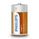 Philips R14L2B/10 - 2 szt.  Bateria Cynkowo-chlorkowa C LONGLIFE 1,5V 2800mAh