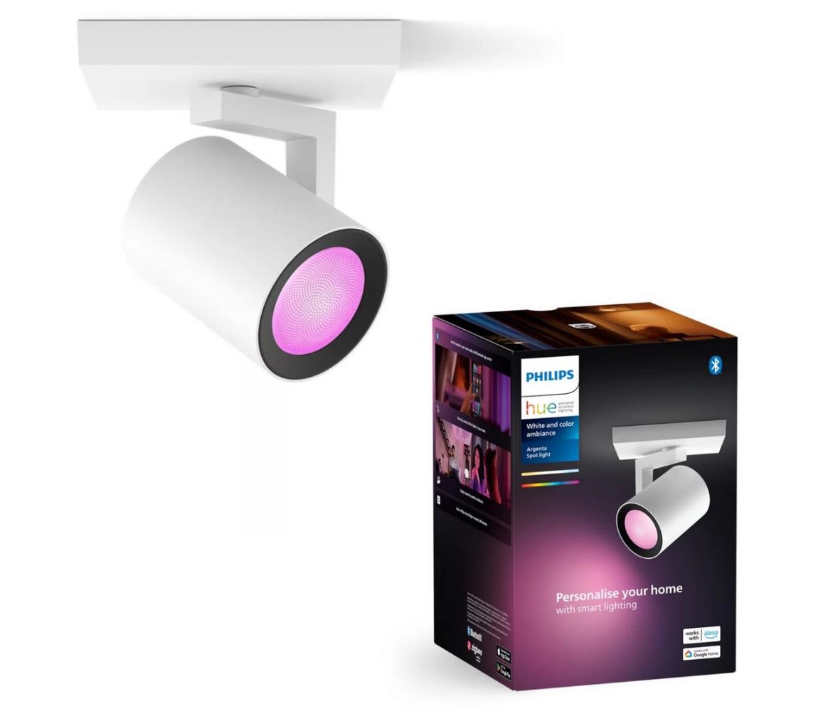 Philips - RGBW LED Ściemnialne oświetlenie punktowe Hue ARGENTA 1xGU10/4,2W/230V