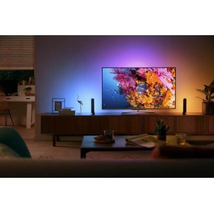 Philips 78203/30/E7 - LED RGB Ściemnialna lampa stołowa HUE WHITE AND COLOR AMBIANCE LED/6W/230V