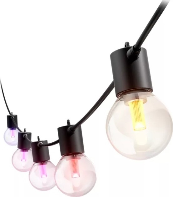 Philips - ściemnialna girlanda ogrodowa LED RGBW Hue FESTAVIA, 20 diod LED, 14 m, IP65