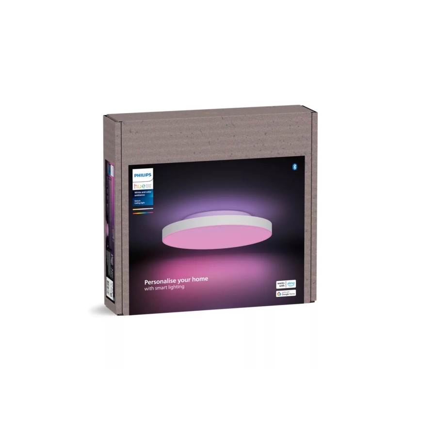 Philips - Ściemnialna lampa sufitowa RGBW Hue DATURA LED/48W/230V 2000-6500K