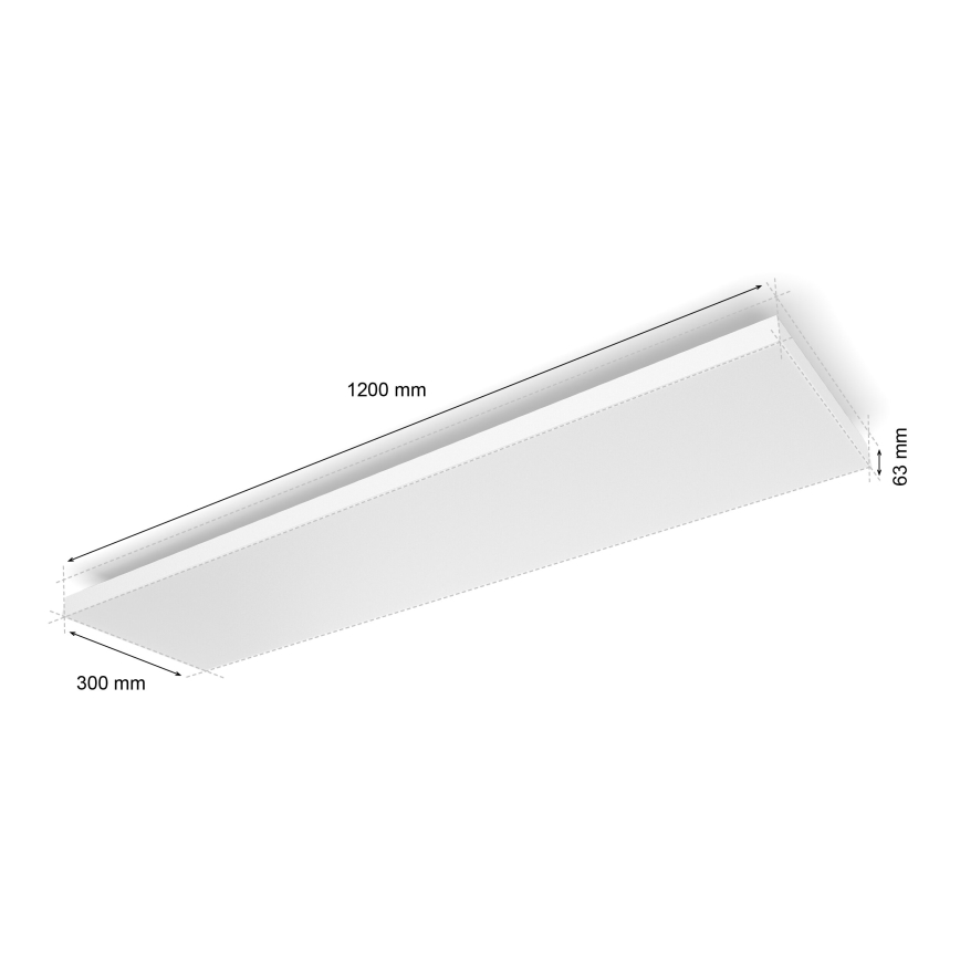 Philips - Ściemnialna lampa sufitowa RGBW Hue DATURA LED/67W/230V 2000-6500K