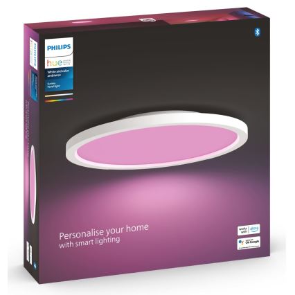 Philips - Ściemnialna lampa sufitowa RGBW Hue SURIMU LED/40W/230V