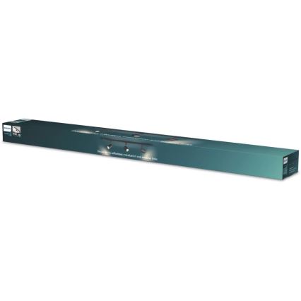 Philips - Ściemnialna oprawa punktowa LED do systemu szynowego EASYLINK 3xGU10/6,2W/230V 2200-2700K 1m czarna