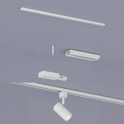 Philips - LED ściemnialna oprawa punktowa do systemu szynowego EASYLINK 3xGU10/6,2W/230V 2200-2700K 1m biała