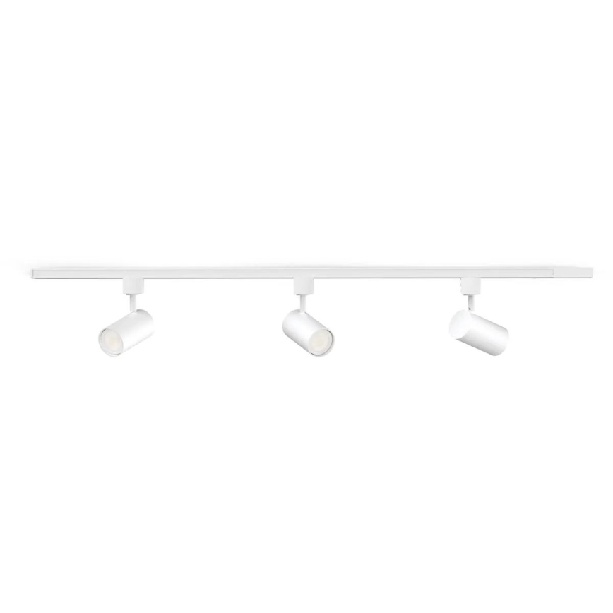 Philips - LED ściemnialna oprawa punktowa do systemu szynowego EASYLINK 3xGU10/6,2W/230V 2200-2700K 1m biała