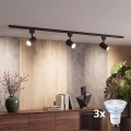 Philips - Ściemnialna oprawa punktowa LED w systemie szynowym EASYLINK 3xGU10/7W/230V 1m czarna