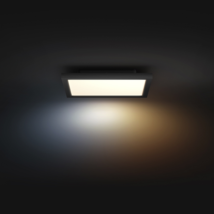 Philips - ściemnialna oprawa sufitowa LED Hue AURELLE LED/19W/230V 2200-6500K 30x30 cm czarna