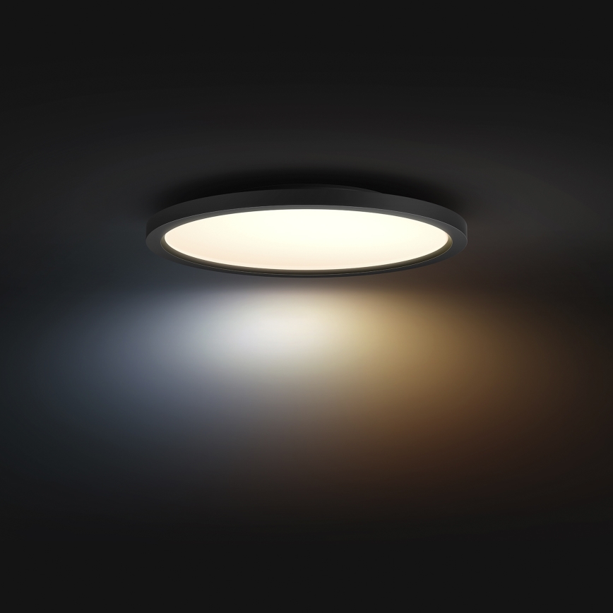 Philips - ściemnialna lampa sufitowa LED Hue AURELLE LED/21W/230V 2200-6500K śr. 39,5 cm czarna