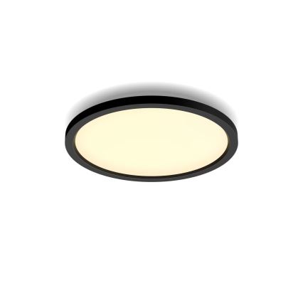 Philips - ściemnialna lampa sufitowa LED Hue AURELLE LED/21W/230V 2200-6500K śr. 39,5 cm czarna