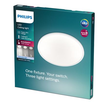 Philips - LED Ściemnialna oprawa sufitowa LED/18W/230V 4000K