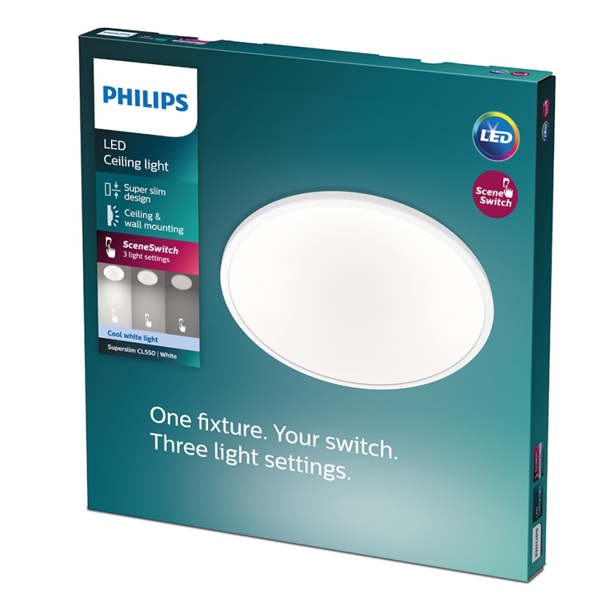 Philips - LED Ściemnialna oprawa sufitowa LED/18W/230V 4000K