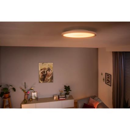 Philips - ściemnialna lampa sufitowa LED Hue AURELLE LED/21W/230V 2200-6500K śr. 39,5 cm biała